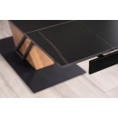 Стол обеденный SIGNAL GENESIS черный/ясень 160-220/90